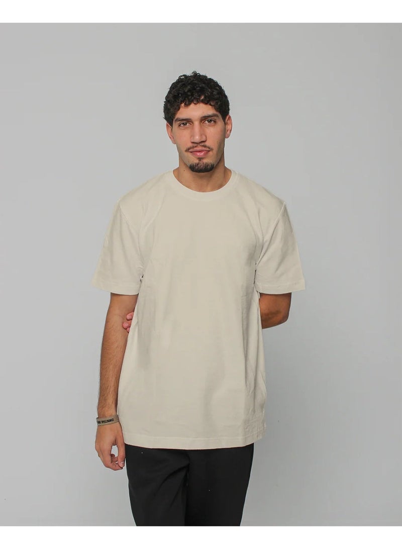 Basic Look Heavy weight textured t-shirt - Image 1